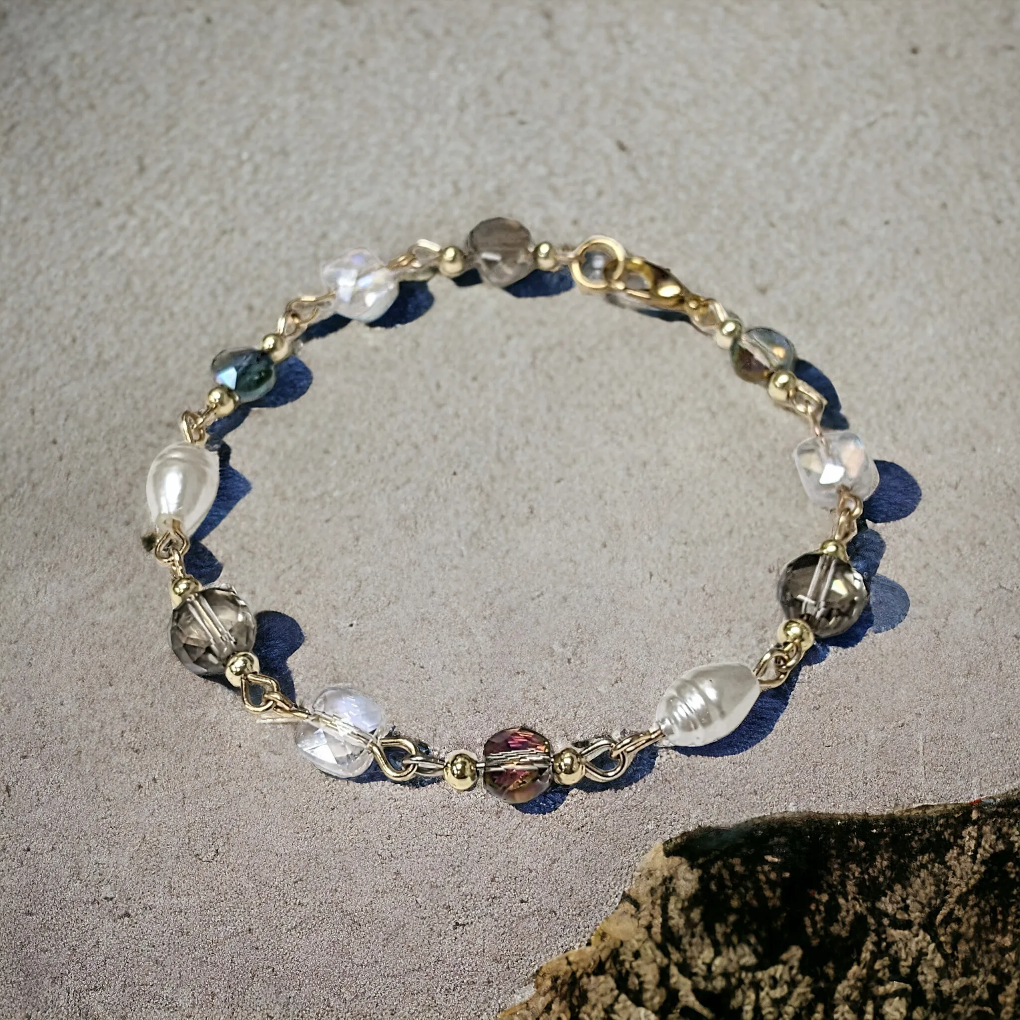 Romantic Crystal Pearl bracelet