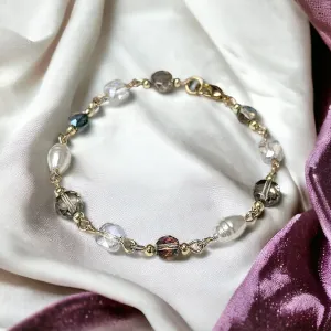 Romantic Crystal Pearl bracelet