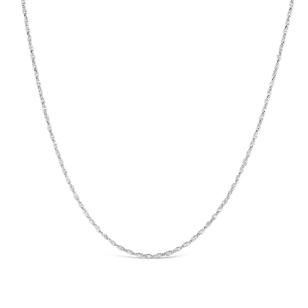 Rope Chain White Gold