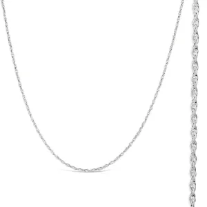 Rope Chain White Gold