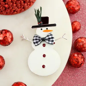 Rustic Snowman Christmas Pin/Pendant