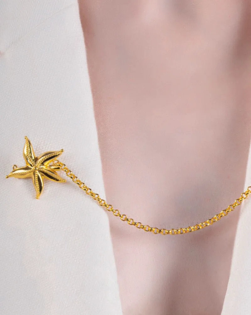 Sea Star Link Brooch