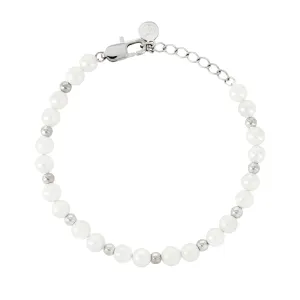 Silver Pearl Bracelet