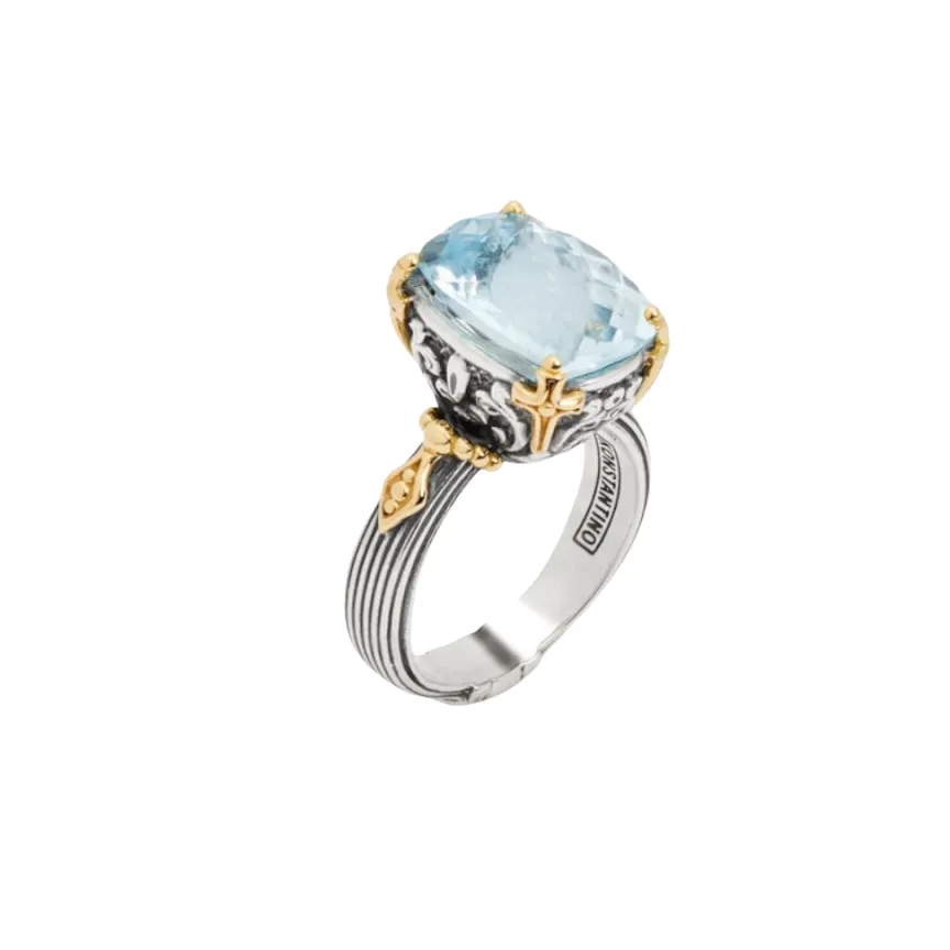 Sky Blue Topaz Core Ring