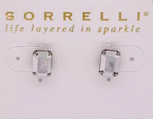 Sorrelli Mini Emerald Cut Stud Earrings