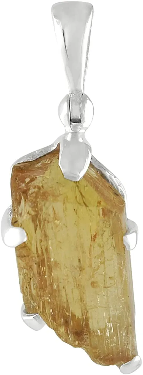 Starborn Imperial Topaz Crystal Pendant in Sterling Silver