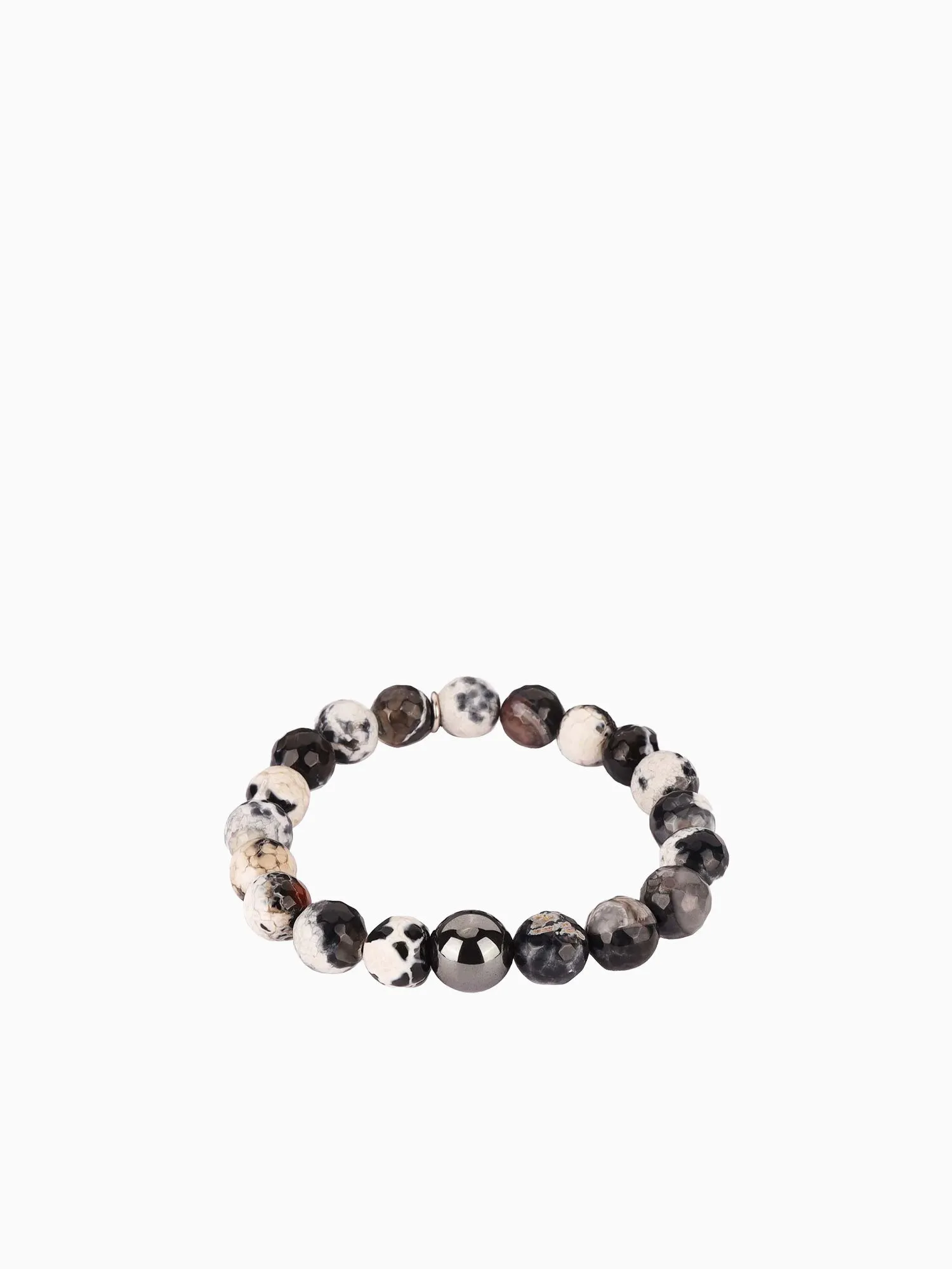 Terton Bracelet For Men - Zebra Jasper