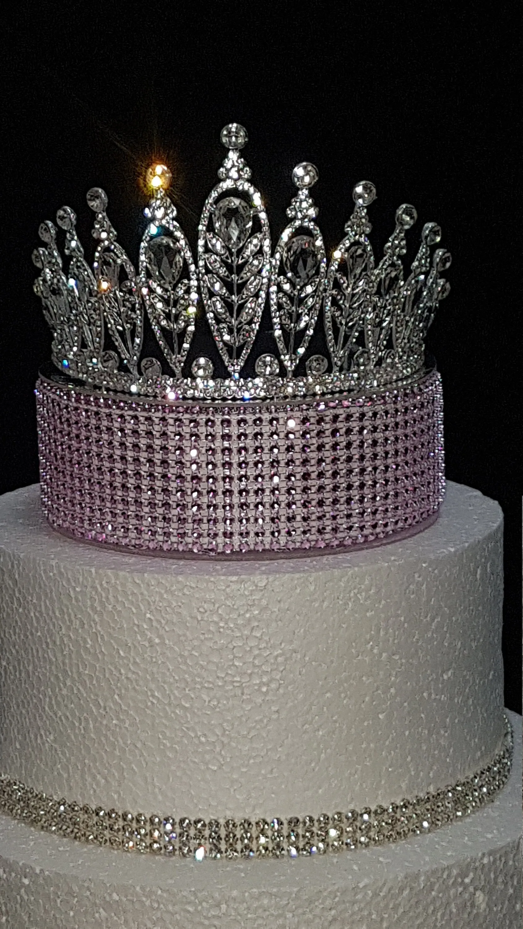 Tiara cake topper ,Princess tiara, cake topper, Quinceanera, princess birthday cake topper by Crystal wedding uk