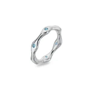 Topaz channel ring