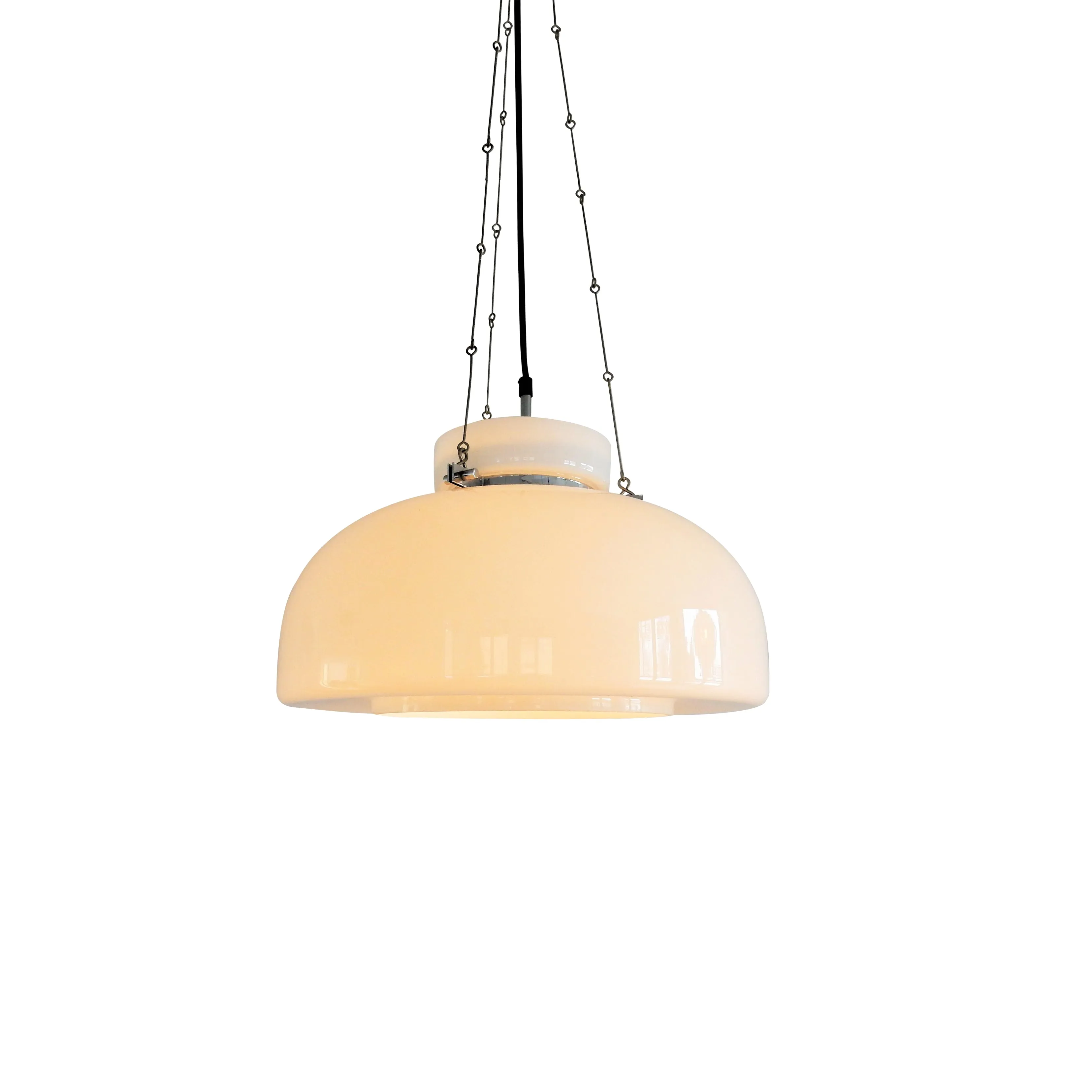 White Glass Pendant Lamp